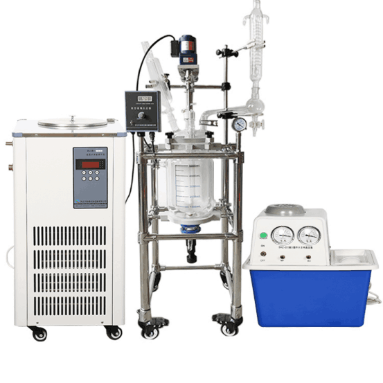 SF-5L雙層釜（框架式）+低溫泵+真空泵